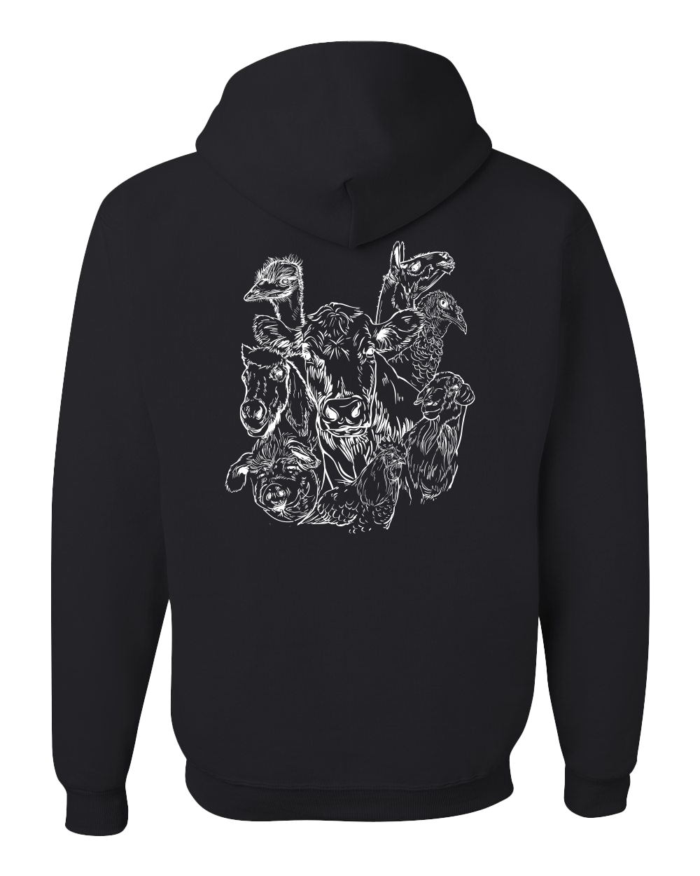 GB Group Animal Hoodie - Black