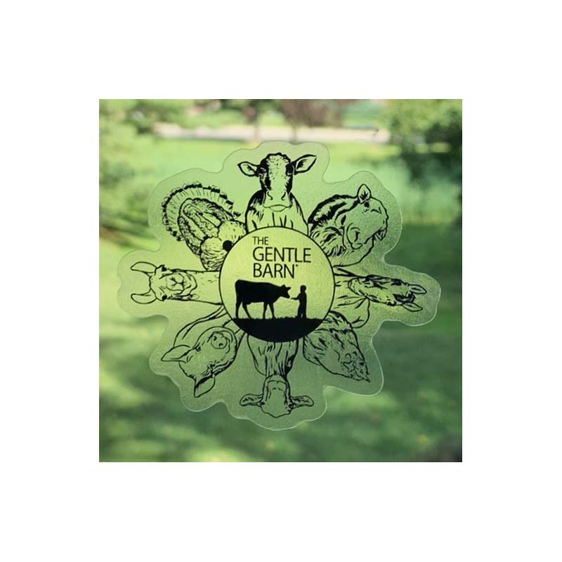 Gentle Barn Round Logo decal
