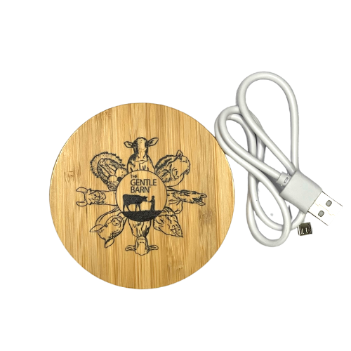 Gentle Barn Bamboo Cell Phone Charger