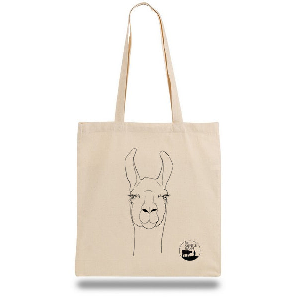 Gentle Barn Llama Tote Bag