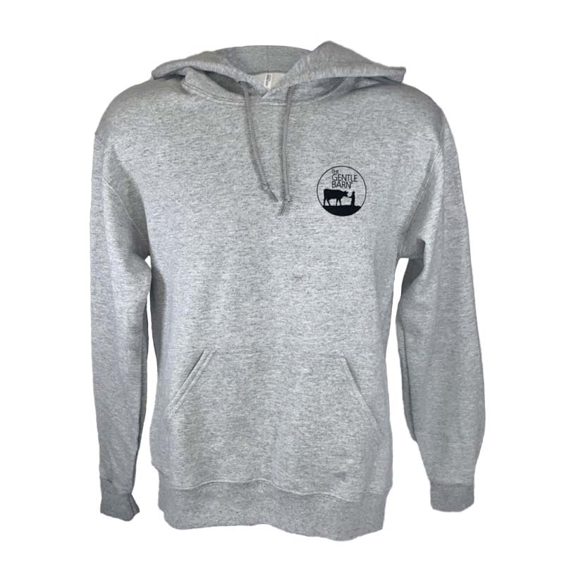 Gentle Barn Pullover Hoodie - Black Logo