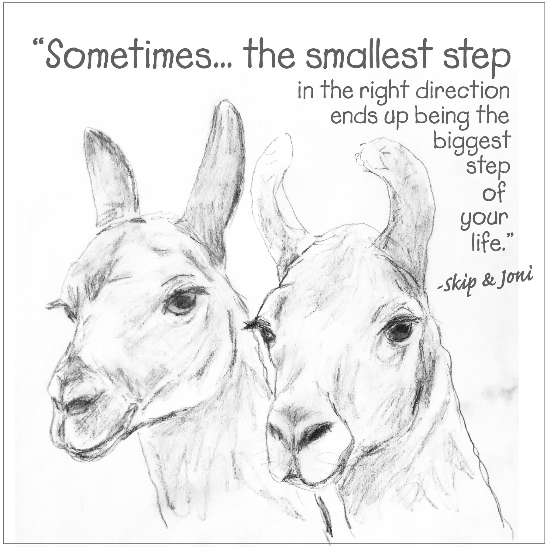 Jody Sims Compassionate Art Prints -Skip & Joni