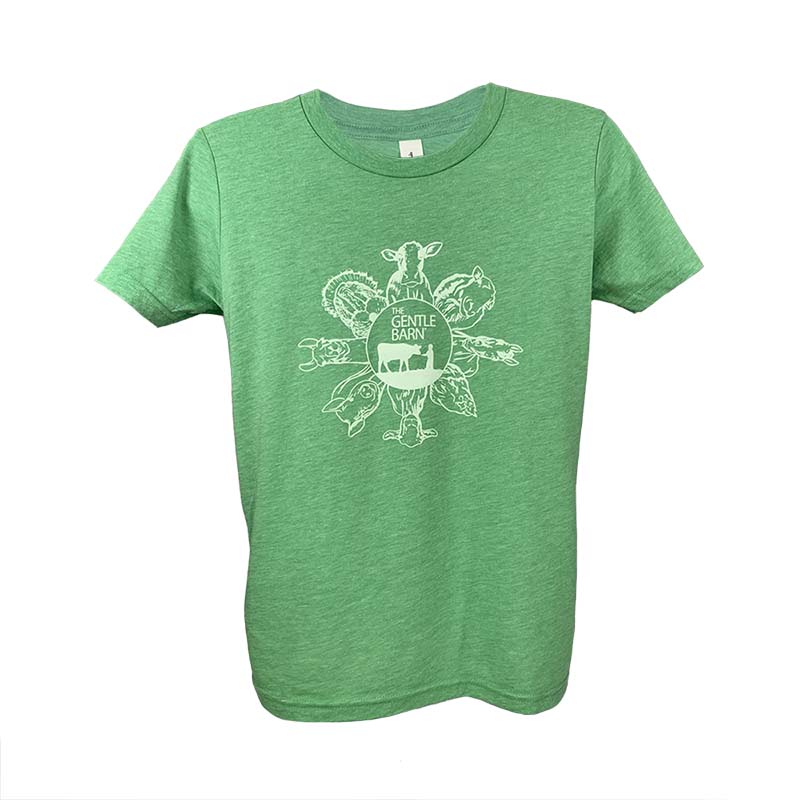 Gentle Barn Youth Animal Logo Tees