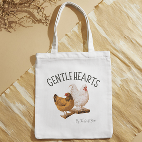 Gentle Hearts Canvas Tote Bag