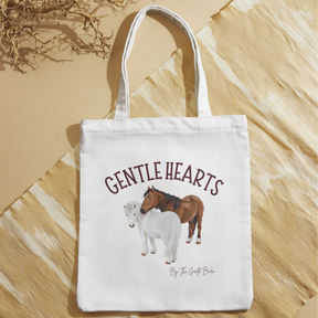 Gentle Hearts Canvas Tote Bag