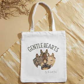 Gentle Hearts Canvas Tote Bag
