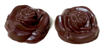 Dark Chocolate Crunch Roses (2pc)