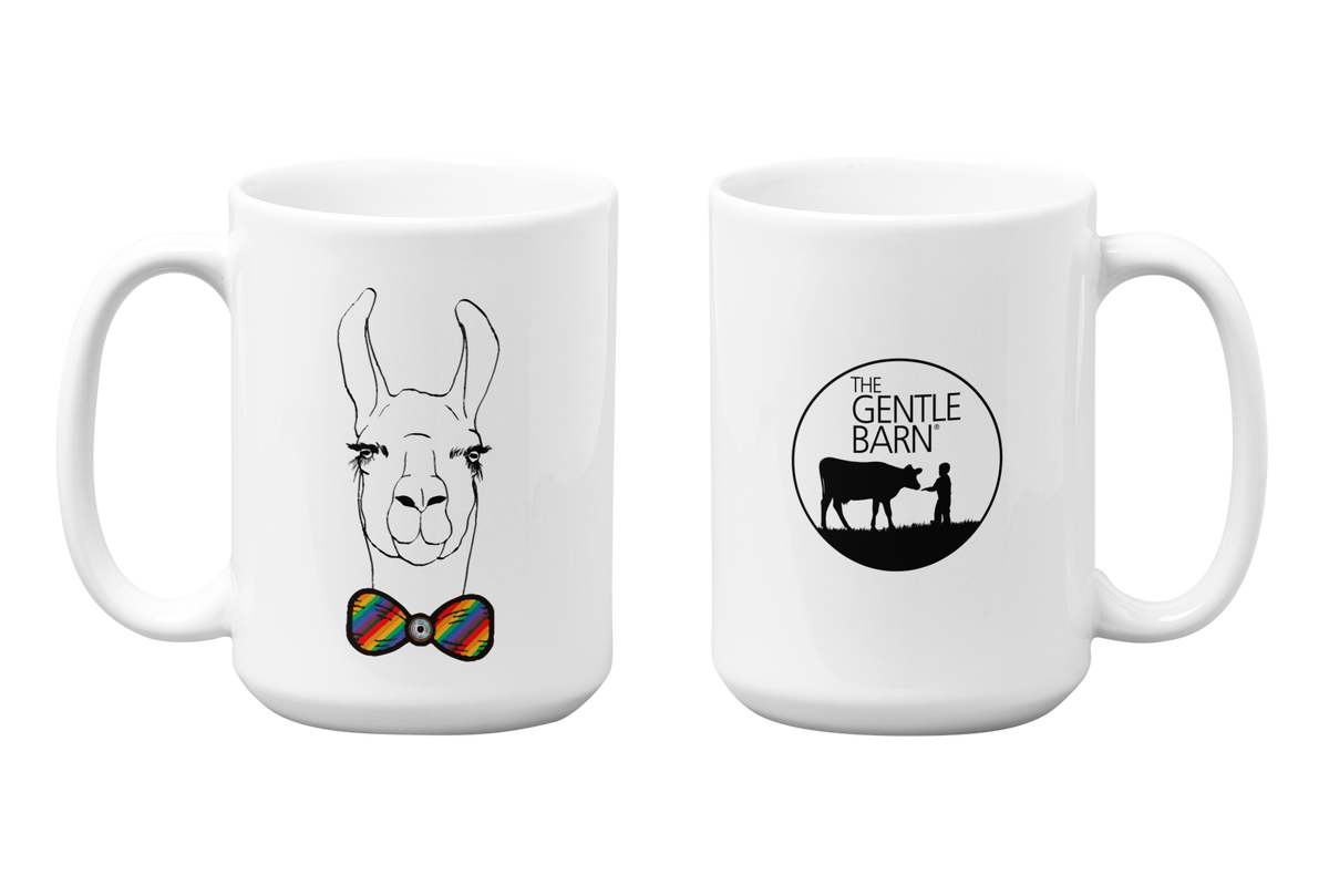 Pride Llama Mug with Bow Tie - (Shipping late June)
