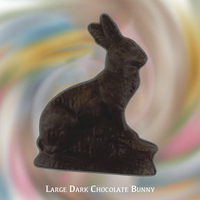 Large Solid Dark Chocolate Bunny