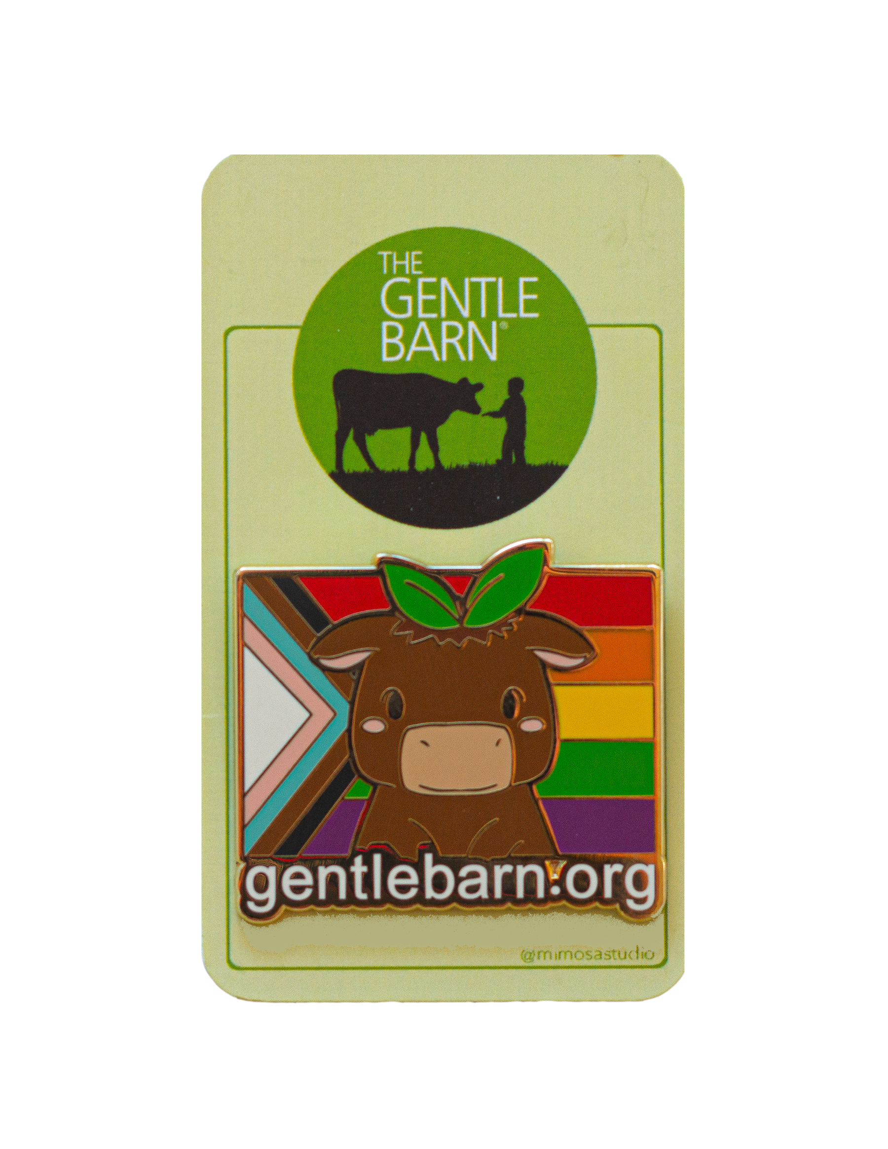 GB Pride pin cow