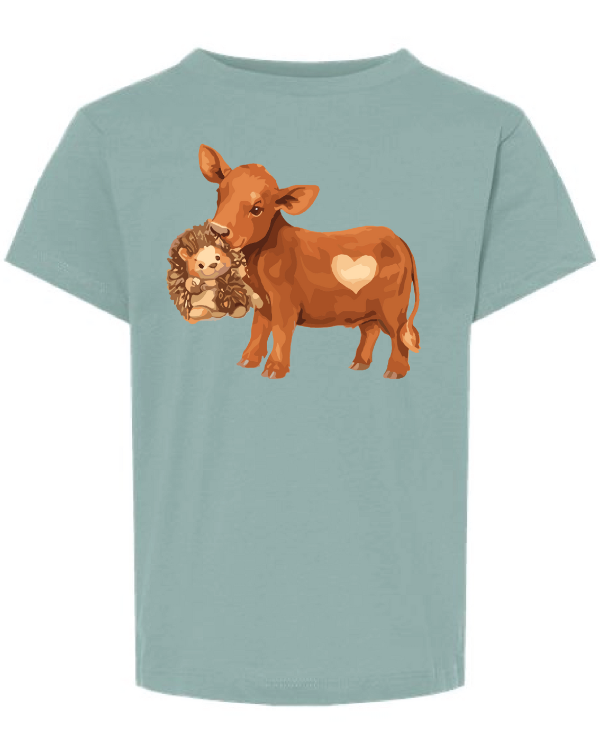 Gentle John Lewis Tee Toddler Tee-Dusty Blue