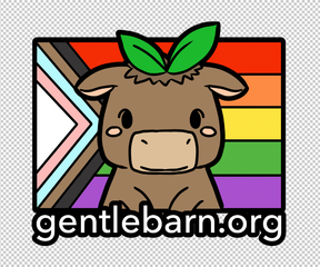 GB Pride pin cow