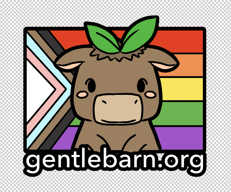 GB Pride pin cow