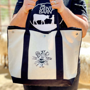 Gentle Barn Boat Tote bag with Animal Logo