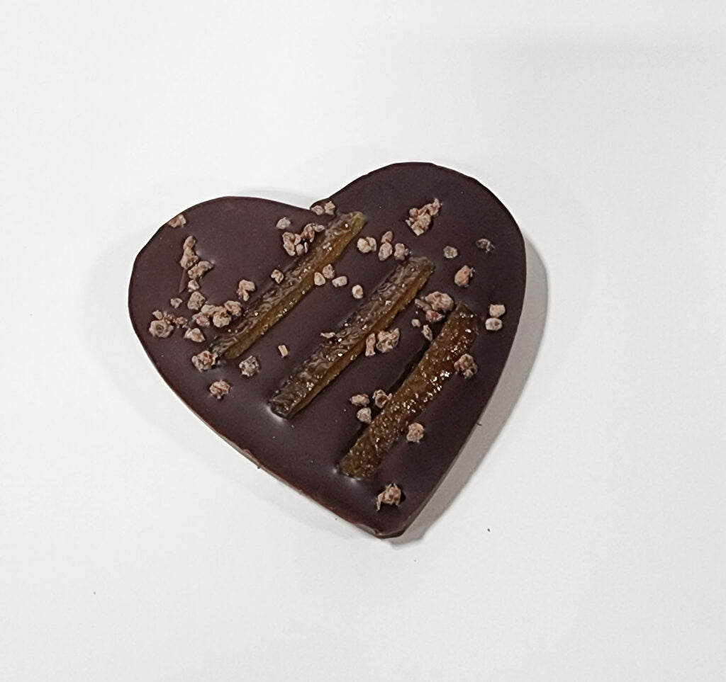 Heart Shaped Artisan Chocolate Bars