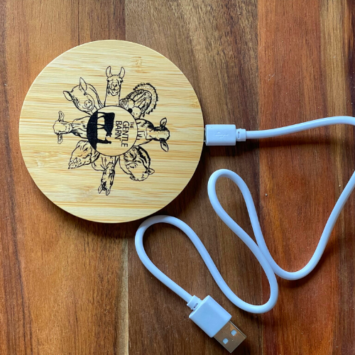 Gentle Barn Bamboo Cell Phone Charger