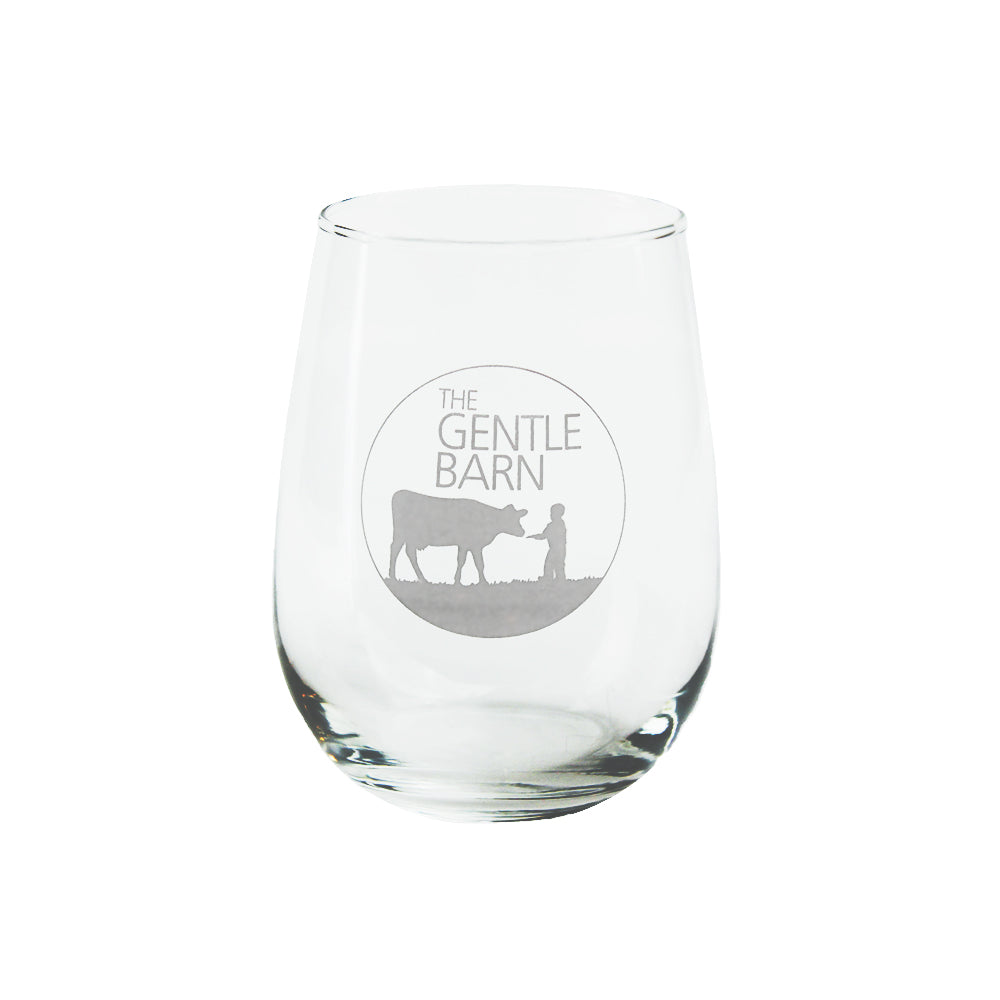 Gentle Barn Stemless Wine Glass